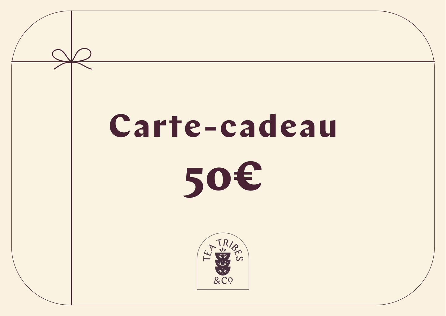 30, 50 or 75 € gift card (your choice!)